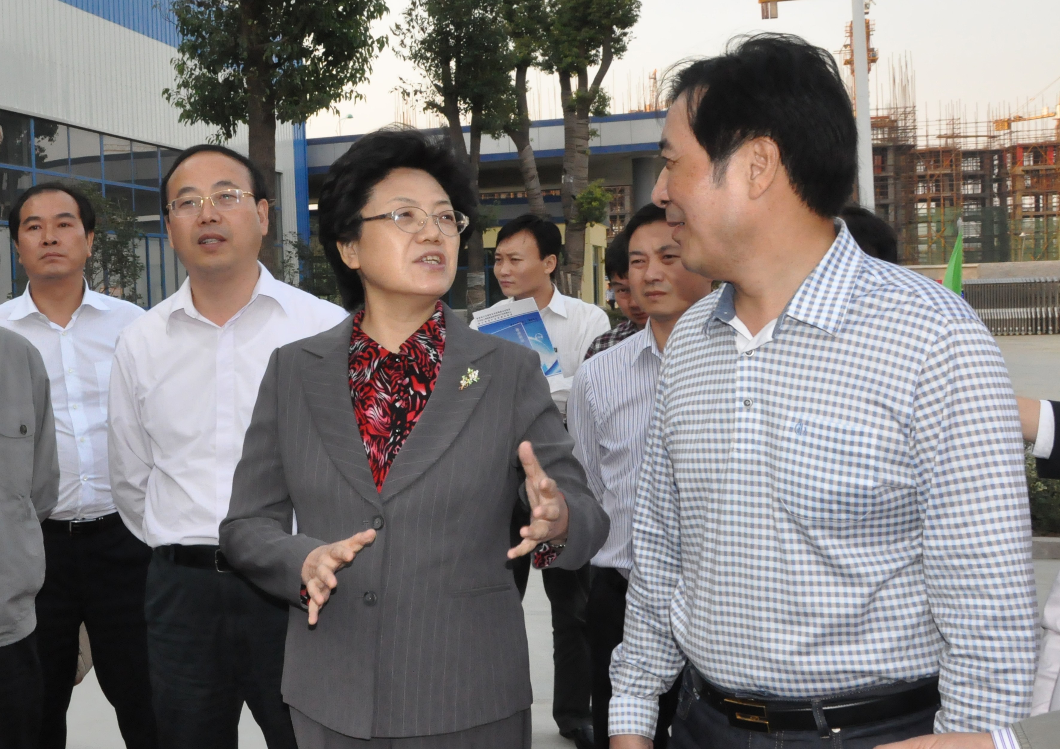 十三屆全國政協(xié)副主席李斌（時任安徽省省長）蒞臨天康調(diào)研指導工作(1)